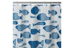 HOME - Mould Resistant Fish Shower Curtain